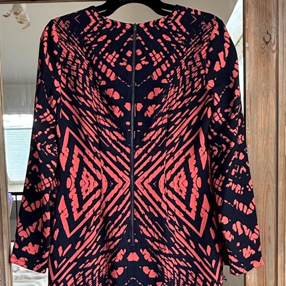 Tie Dye Crepe Midi Sheath Dress - Picture 3 of 11